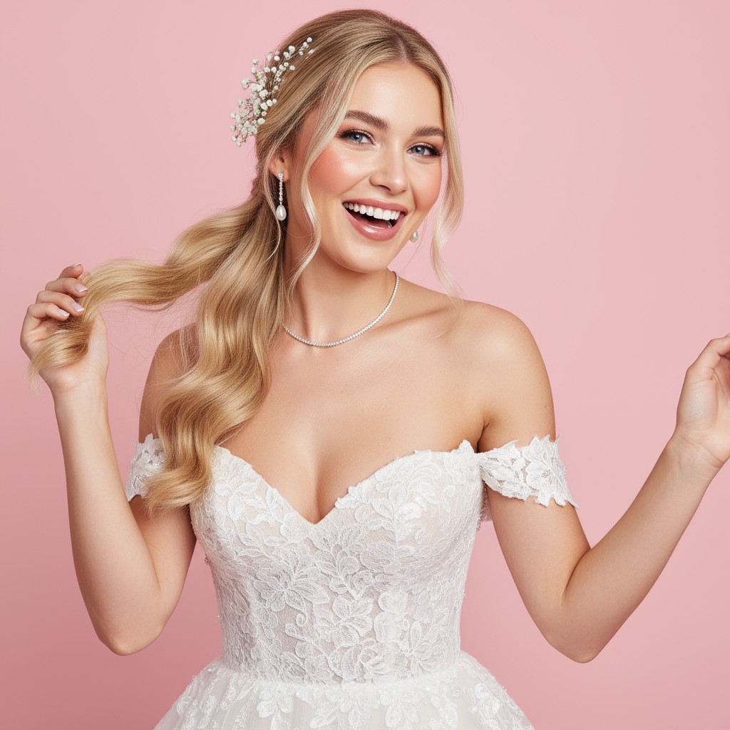 Side Ponytail For Wedding Ideas